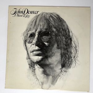 Vintage John Denver I want to live vinyl record